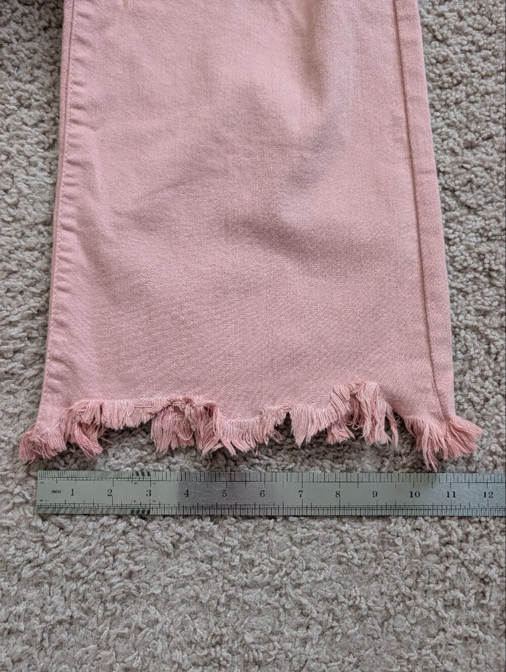 Sneak Peek Womens Dusty Pink Distressed High Rise Wide Leg Jeans NWT Size 30 - Picture 14 of 14